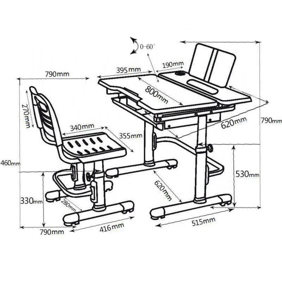 Размер школьной парты. Комплект парта+стул FUNDESK lavoro Green. Парта трансформер чертеж. Детская парта чертеж. Эргономика детской парты.