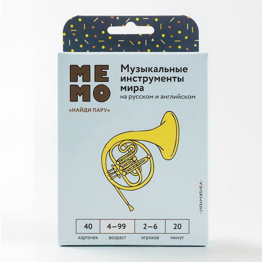 Купить Игра Мемо Музыкальные инструменты за 290 руб в ДеткиРу